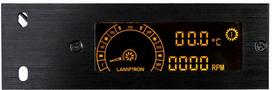 fan controller - LED apšvietimo valdiklis Lamptron TC20 Fan Speed Displayer&RGB LED Controller Black - 4 nuotrauka