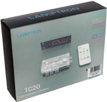 fan controller - LED apšvietimo valdiklis Lamptron TC20 Fan Speed Displayer&RGB LED Controller Black - 6 nuotrauka