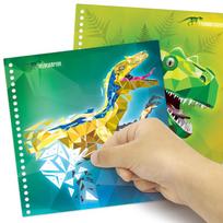 kurybine knyga - Plastilinas DinosArt Sticker By Number 15202 - 3 nuotrauka