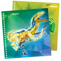 kurybine knyga - Plastilinas DinosArt Sticker By Number 15202 - 4 nuotrauka
