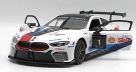 bmw zaislai - Žaislinis automobilis Rastar BMW M8 GTE - 7 nuotrauka