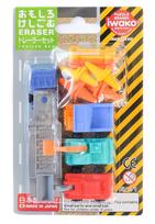 ivairios prekes - Trintukų – dėlionių rinkinys Iwako Puzzle Eraser Trailer Set, įvairių spalvų - 1 nuotrauka