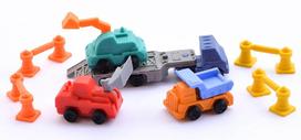 ivairios prekes - Trintukų – dėlionių rinkinys Iwako Puzzle Eraser Trailer Set, įvairių spalvų - 3 nuotrauka