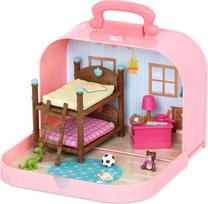 namelis namai - Lėlių namelis Lil Woodzeez Travel Suitcase WZ6597Z - 2 nuotrauka
