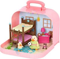 namelis namai - Lėlių namelis Lil Woodzeez Travel Suitcase WZ6597Z - 3 nuotrauka