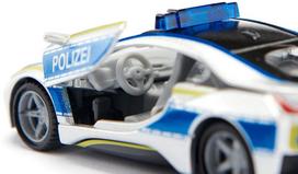 policijos - Žaislinis automobilis Siku BMW i8 Police 2303, įvairių spalvų - 5 nuotrauka