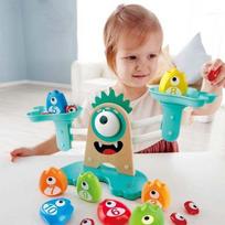 zaislai monster - Parduotuvės žaislai Hape Monster Math Scale E0511 - 2 nuotrauka