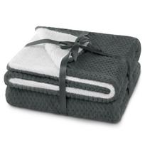 pilkas pledas - Pledas AmeliaHome Sleephy, pilkas, 240 cm x 220 cm - 1 nuotrauka