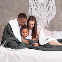 pilkas pledas - Pledas AmeliaHome Sleephy, pilkas, 240 cm x 220 cm - 7 nuotrauka