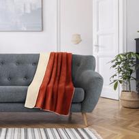 pledai lovatieses - Pledas AmeliaHome Virkkuu, oranžinis, 150 cm x 200 cm - 2 nuotrauka