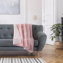 pledai lovatieses - Pledas AmeliaHome Zaria, baltas/rožinis, 150 cm x 200 cm - 3 nuotrauka