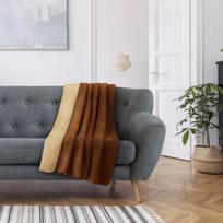 pledas smelio spalvos - Pledas AmeliaHome Virkkuu, rudas/smėlio, 150 cm x 200 cm - 2 nuotrauka