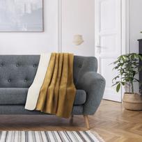 pledas smelio spalvos - Pledas AmeliaHome Virkkuu, dramblio kaulo/smėlio ruda, 150 cm x 200 cm - 2 nuotrauka