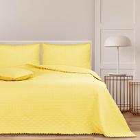 lovatiese 240x260 - Lovatiesė AmeliaHome Meadore, geltona, 240 cm x 260 cm - 5 nuotrauka