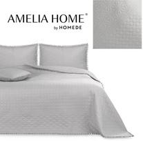 lovatieses 220x240 - Lovatiesė AmeliaHome Meadore, pilka, 220 cm x 240 cm - 4 nuotrauka