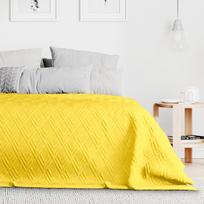 lovatiese 240x260 - Lovatiesė AmeliaHome Ophelia, geltona, 260 cm x 240 cm - 3 nuotrauka