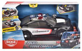 modeliukai dodge charger - Žaislinis automobilis Dickie Toys Police Dodge Charger 10854389, balta/juoda - 3 nuotrauka