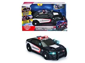 modeliukai dodge charger - Žaislinis automobilis Dickie Toys Police Dodge Charger 10854389, balta/juoda - 4 nuotrauka