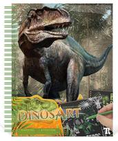 knygos piesima - Raižymo rinkinys DinosArt Scratch & Sketch 15201 - 2 nuotrauka