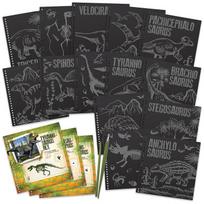 knygos piesima - Raižymo rinkinys DinosArt Scratch & Sketch 15201 - 3 nuotrauka