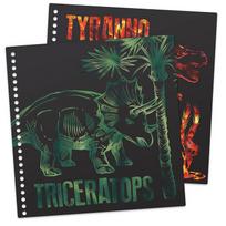 knygos piesima - Raižymo rinkinys DinosArt Scratch & Sketch 15201 - 4 nuotrauka
