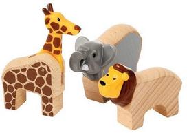 gelezinkeliams - Rinkinys Brio World Safari Adventure Set - 3 nuotrauka