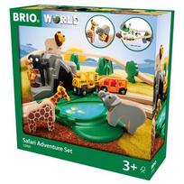 gelezinkeliams - Rinkinys Brio World Safari Adventure Set - 8 nuotrauka