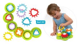 spiningos - Lavinimo žaislas Yookidoo Shape N Spin Gear Sorter - 5 nuotrauka