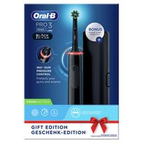 elektrinis dantu sepetelis oral b pro 3 3500 - Elektrinis dantų šepetėlis Braun Pro 3, juodas - 3 nuotrauka