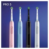 elektrinis dantu sepetelis oral b pro 3 3500 - Elektrinis dantų šepetėlis Braun Pro 3, juodas - 9 nuotrauka