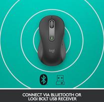 logitech signature m650 mouse - Kompiuterio pelė Logitech Singature M650 L Left bluetooth, pilka - 9 nuotrauka
