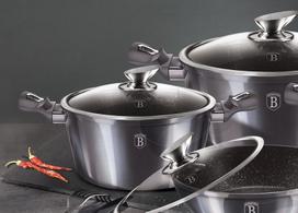 berlingerhaus puodai - Puodų komplektas Berlinger Haus Carbon Pro BH-6911, 160 - 280 mm, 1.3 - 6.1 l, 14 vnt. - 5 nuotrauka