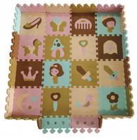 Dėlionė - kilimėlis 4IQ Kingdom, 31 cm x 31 cm, 36 vnt.