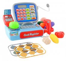 zaisline kasa - Parduotuvės žaislai Cash Register With Accessories B45A - 1 nuotrauka
