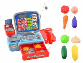 zaisline kasa - Parduotuvės žaislai Cash Register With Accessories B45A - 2 nuotrauka