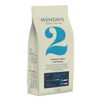 Kavos pupelės MONDAYS Nr.2, Arabica and Robusta, 1 kg, COBMND450_02509