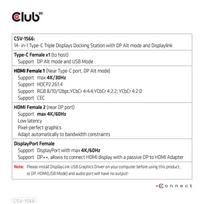 usb c usb c dp - Club 3D CSV-1566 - 8 nuotrauka