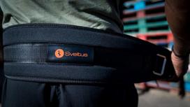 svorio kilnojimo dirzas - Sunkiosios atletikos diržas Sveltus Weightlifting Belt 94001 S Black - 2 nuotrauka
