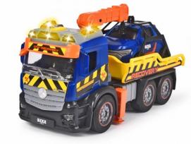traluotojas - Sunkioji technika Dickie Toys Mercedes Action Truck Recovery 203745016, įvairių spalvų - 1 nuotrauka