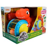 tomy zaislai - Stumiamas žaislas Tomy Jurrassic World Pic & Push T. Rex - 2 nuotrauka
