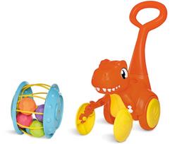 tomy zaislai - Stumiamas žaislas Tomy Jurrassic World Pic & Push T. Rex - 4 nuotrauka