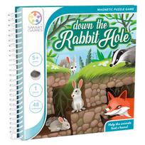 magnetinis stalas zaidimas - Stalo žaidimas Smart Games Down The Rabbit Hole, EN - 1 nuotrauka