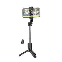 selfie lazda -  Hoco K17 Selfie Stick with Tripod, 4.5 - 7 " - 5 nuotrauka
