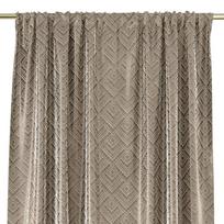 naktines uzuolaidos blackout 250 - AmeliaHome Blackout Caspe 60180, aukso/kreminės spalvos, 1400 mm x 2500 mm - 2 nuotrauka