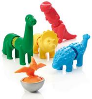 smartmax - Konstruktorius Smartmax Magnetic Discovery My First Dinosaurs, 14 vnt. - 2 nuotrauka