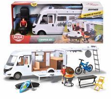 zaisliniai autobusai - Žaislinis automobilis Dickie Toys Hymer Camper Set, balta - 1 nuotrauka