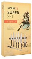 komplektas peiliu - Samura Harakiri SHR-0280B, 8 vnt. - 6 nuotrauka