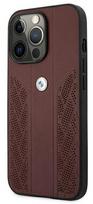 apple leather case 13 pro max - BMW "BMHCP13XRSPPR Leather Back Case iPhone 13 Pro Max" Red - 2 nuotrauka
