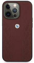 apple leather case 13 pro max - BMW "BMHCP13XRSPPR Leather Back Case iPhone 13 Pro Max" Red - 3 nuotrauka