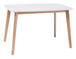 staliukas oak - Signal Meble Mosso Dining Table White/Oak - 1 nuotrauka